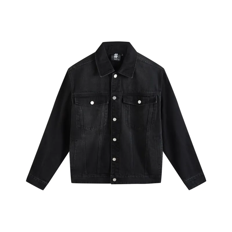 FUN x BEENTRILL FW24 Denim Jacket Unisex Black-0