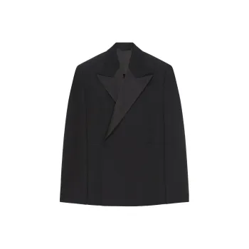 Givenchy Peak lapel Single breasted Wool Blazer