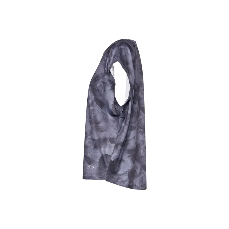 Oakley Raglan Sleeve T Shirt Women's Black Print-2