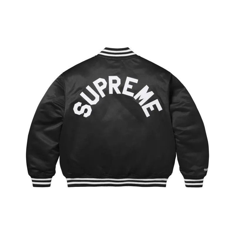 Supreme Mitchell & Ness Satin Varsity Jacket FW24-3