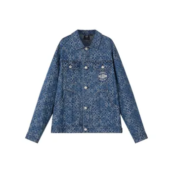 Palladium Denim Jacket Unisex Blue Dyed Iris