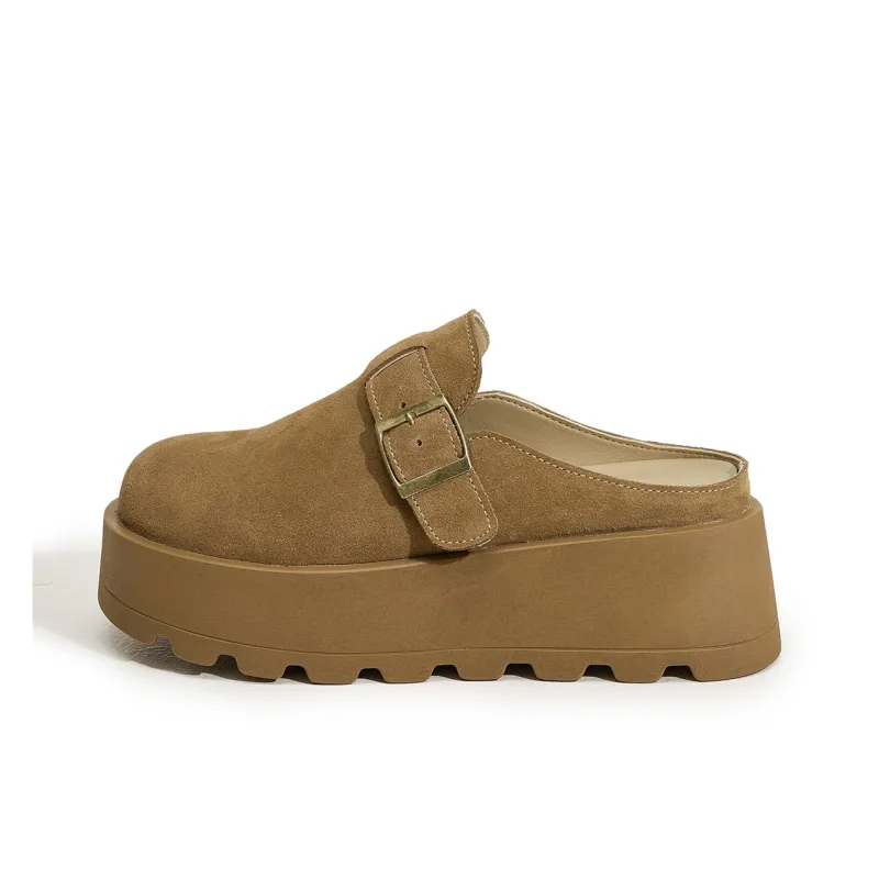ΛOLUNKΛ Abrasion Resistant Slip Resistant Closed Toe Slippers Women's-12