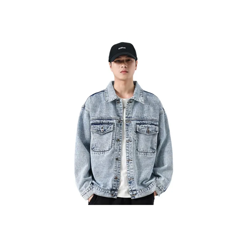 VALKOMM Denim Jacket Unisex Graphite Blue-0