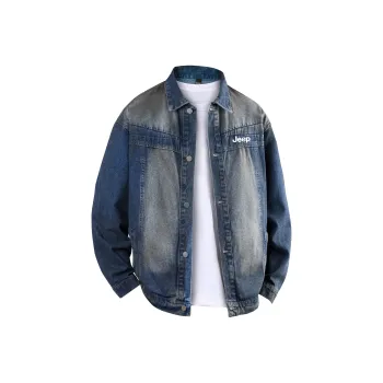 Jeep Pasture Horse Lifestyle Denim Jacket Unisex