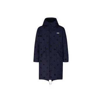 MARNI Draft Flower Hooded Parka Coat