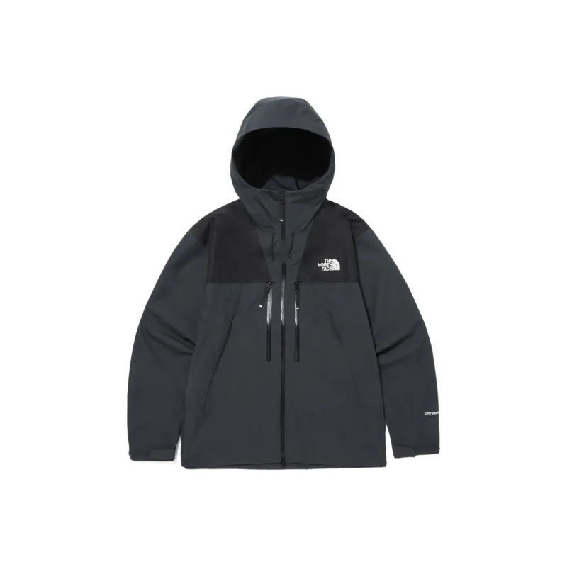 THE NORTH FACE Waterproof And Windproof Windbreaker Jacket Unisex Charcoal Gray-0