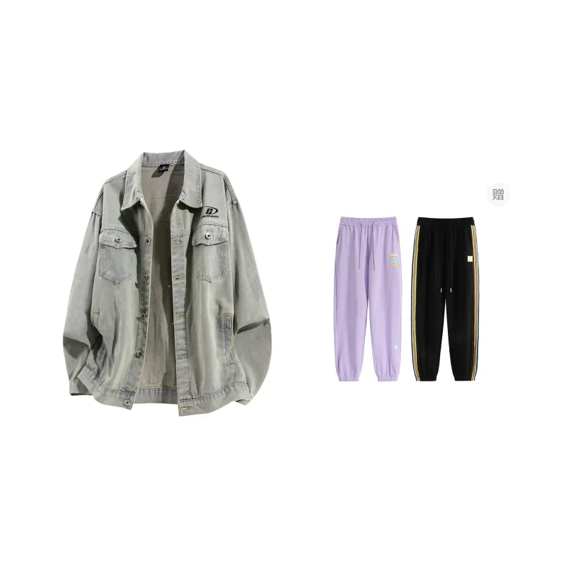CRUSH KEY Denim Jackets Unisex-6
