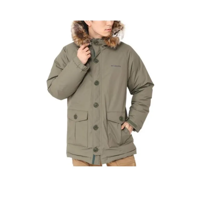 Columbia Down Jacket Unisex Green-0