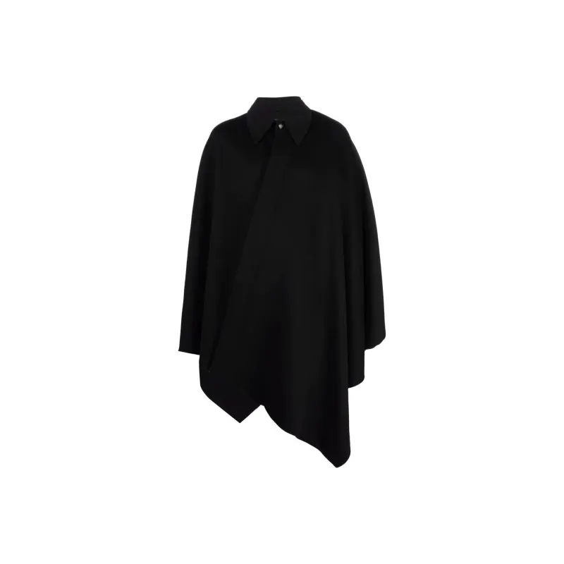 NANUSHKA Wool Poncho Coat-0