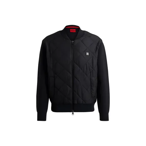 HUGO BOSS Logo appliqué Bomber Jacket