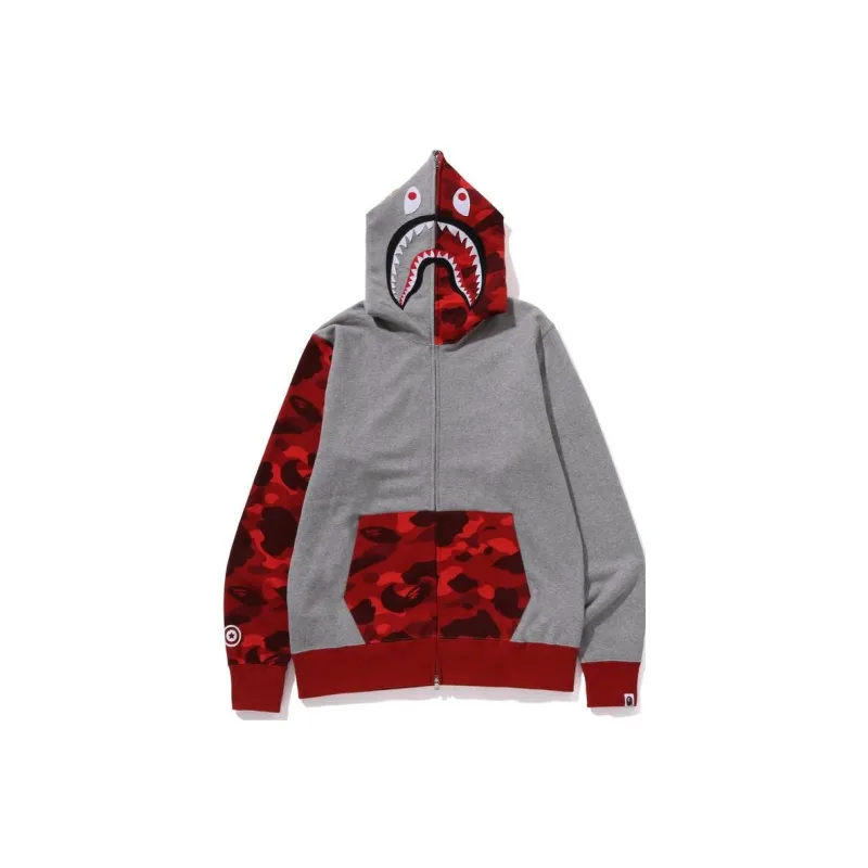 Bape Color Camo Shark Full Zip Hoodie FW23-4