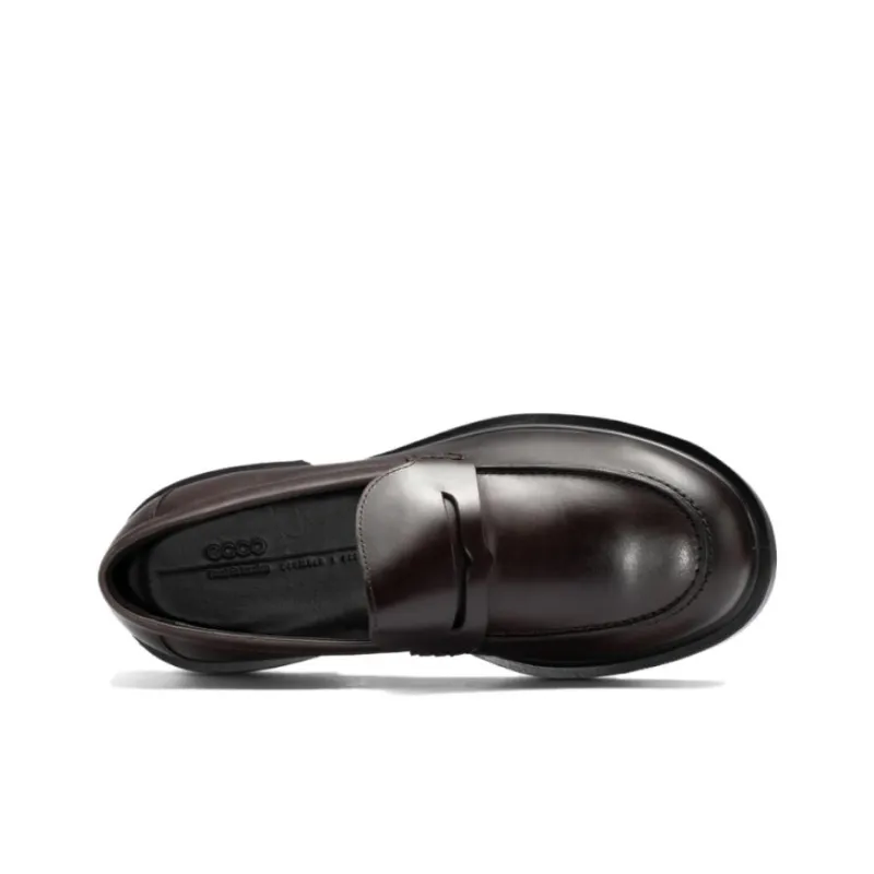 Ecco Urban Seoul Collection Loafers 4CM Men's Cocoa Brown-3
