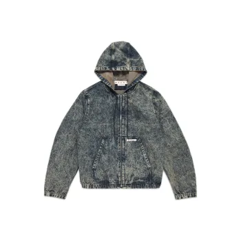 MARNI Denim Jackets Men Gray
