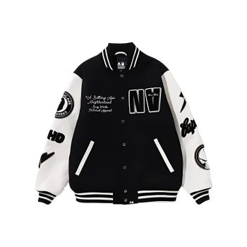 A BATHING APE X Neighborhood Varsity Jacket