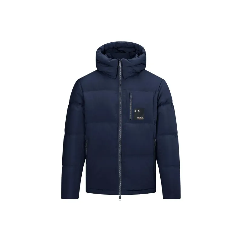 ARMANI EXCHANGEAE FW22 Down Jacket Men's Marine Blue-0