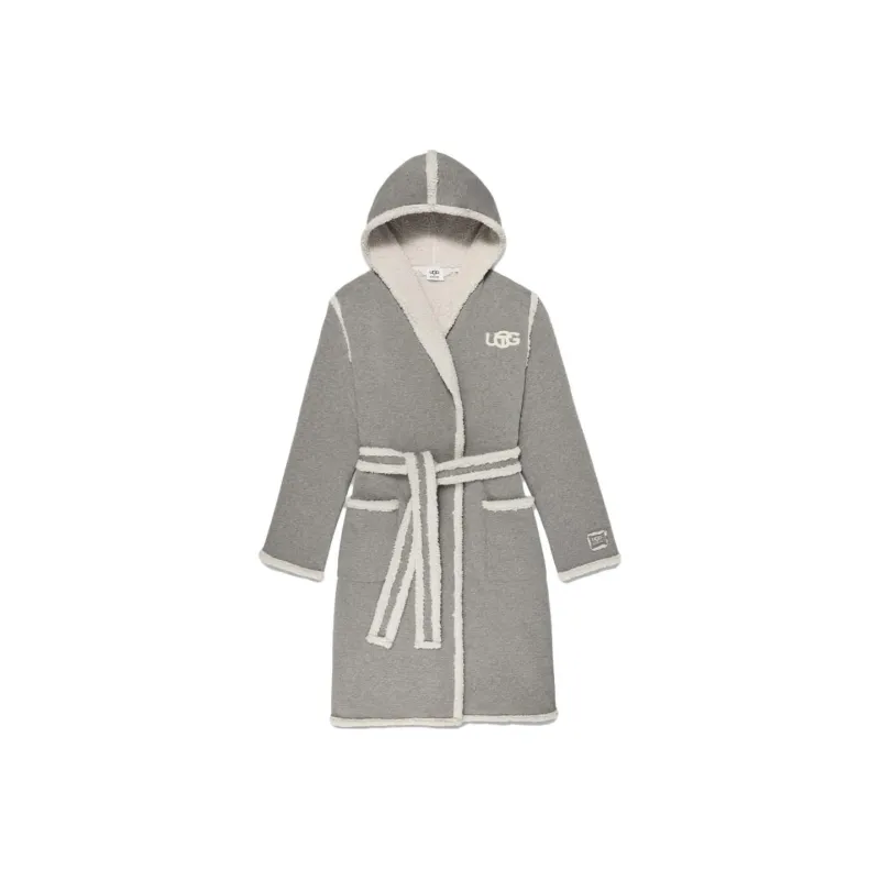 UGG x Telfar Collaboration All Gender Sherpa Robe Coats Men's Gray-0