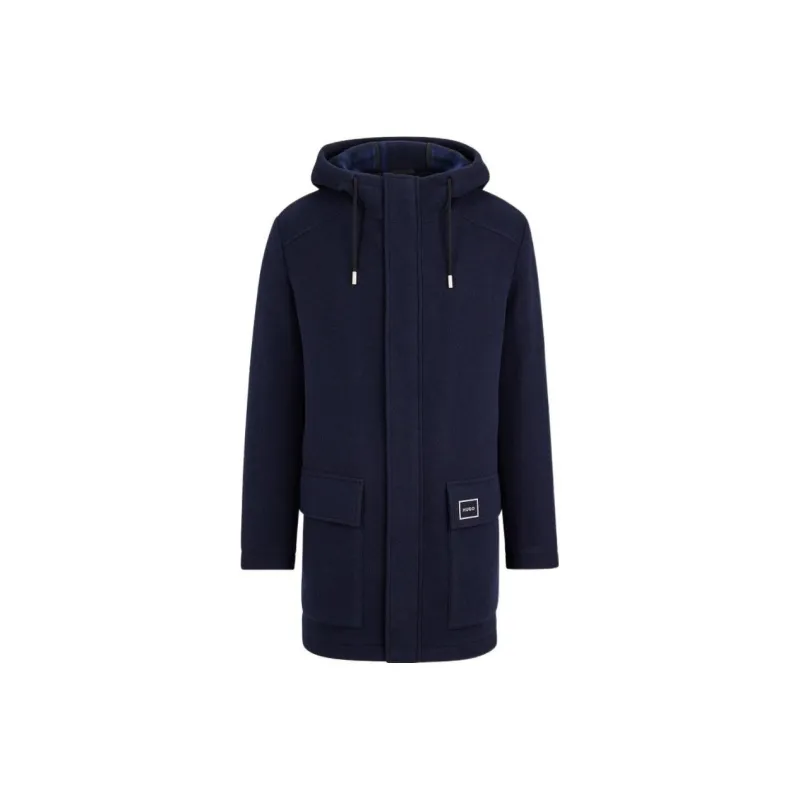 HUGO BOSS Coats Men Blue-0