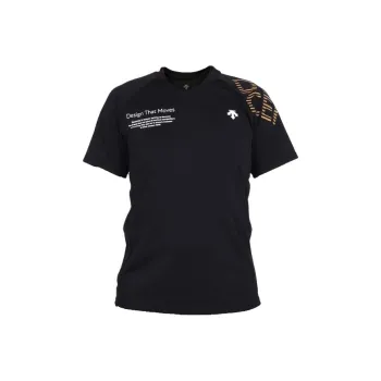 DESCENTE VOLLEYBALL T Shirt Unisex Black