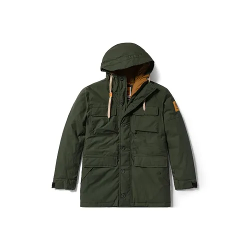 Timberland Down Jacket Men's Luggage Bag Green