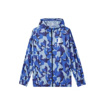 Champion FW24 Jackets & Coats Unisex Blue Camouflage