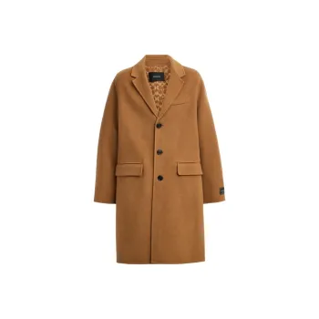 COACH Coats Unisex Camel