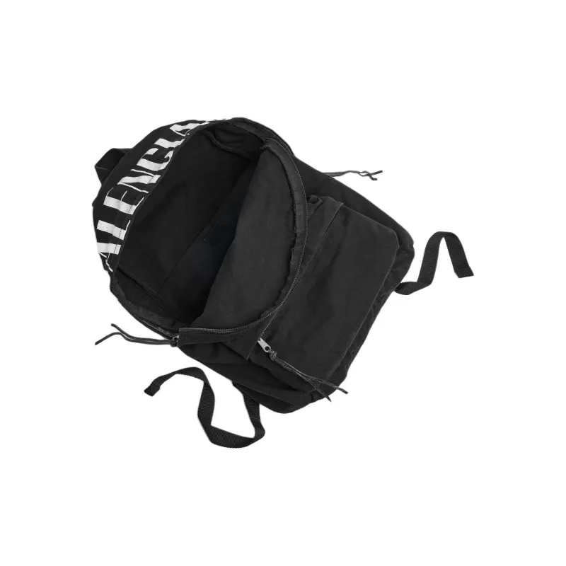 Balenciaga EDITOR Canvas Backpack Men's Black & White-2