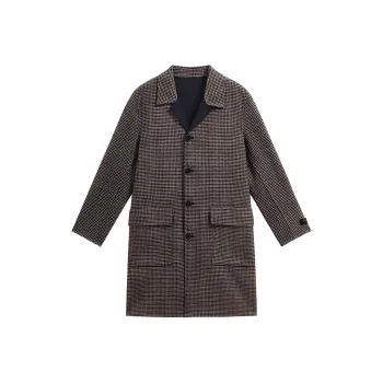 ZIOZIA Coats Men Navy Blue