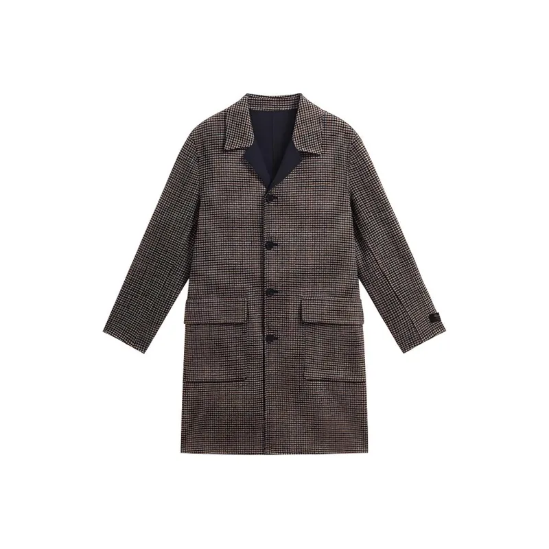 ZIOZIA Coats Men Navy Blue-0