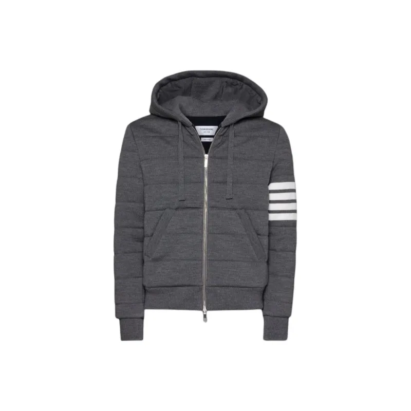 THOM BROWNE Striped Hooded Jacket-0