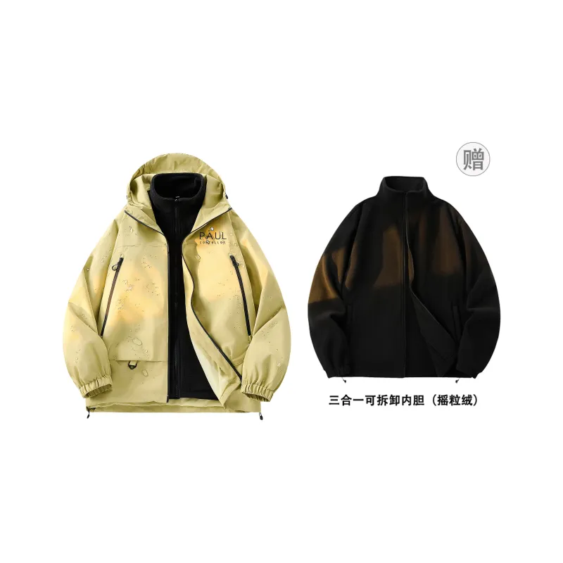 PAUL COSTELLOE Waterproof And Windproof To Keep Warm Windbreaker Jacket Unisex-21