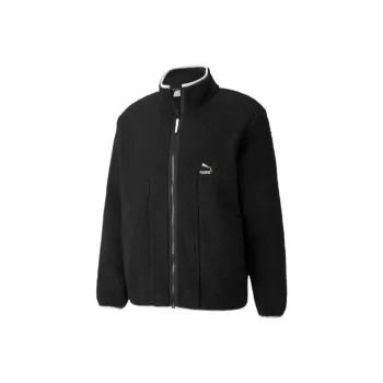 PUMA CLASSICS Boa Velvet Jackets Men Black