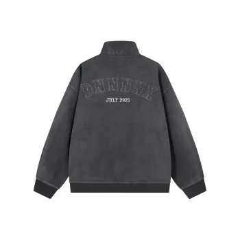 Dnnnn Velvet Sweatshirt Jacket Winter Unisex