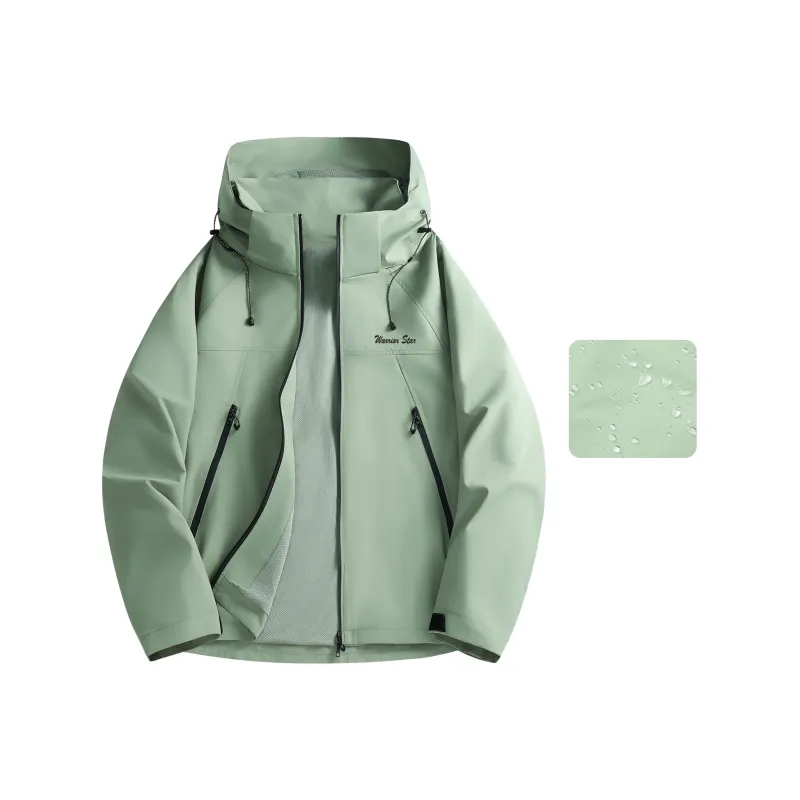 Warrior Lace Up Waterproof And Windproof Windbreaker Jacket Unisex-83