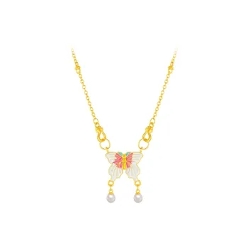 CHOW TAI SENG S925 Silver Necklaces Women's