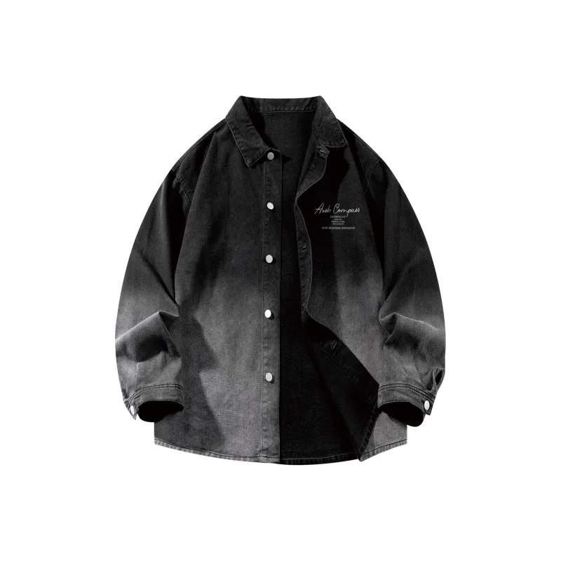 A.X.S.K Denim Jacket Unisex Black-0