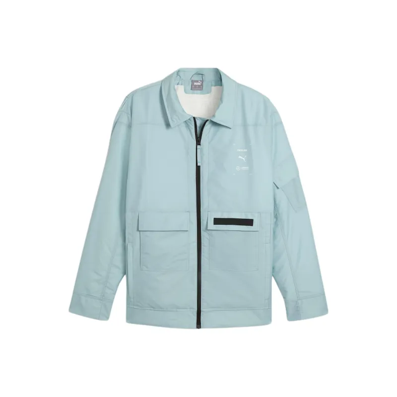 PUMA x Mercedes-AMG Petronas F1® Team X RAEBURN Jackets Coats Men's Ice Flow Color-0