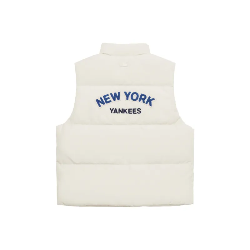 MLB MLB Preppy Style Collection New York Yankees FW24 Down Vests Unisex Dark Cream-0