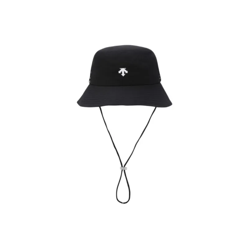 DESCENTE Polyester Bucket Hats Unisex Black-0
