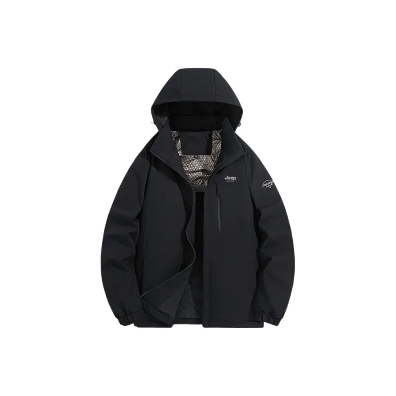 JEEP SPIRIT Urban Living/Travel/Commuting Waterproof, Windproof, Abrasion Resistant, Thermal Windbreaker Jacket Men's-3