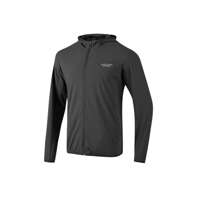 Skechers Breathable Quick Dry Sun Protection Clothing Men's Carbon Black-0