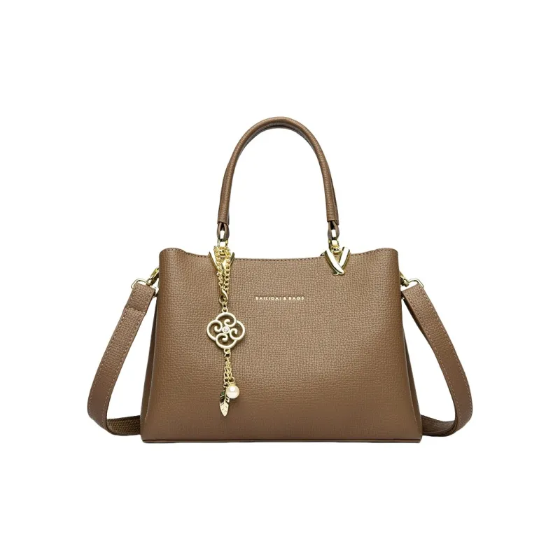 GATOER PU Handbag Regular Women's Beige Apricot/Black/Earth Brown/Haze Blue-8