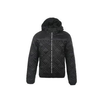 VERSACE JEANS COUTURE Logo strap Quilted Coat