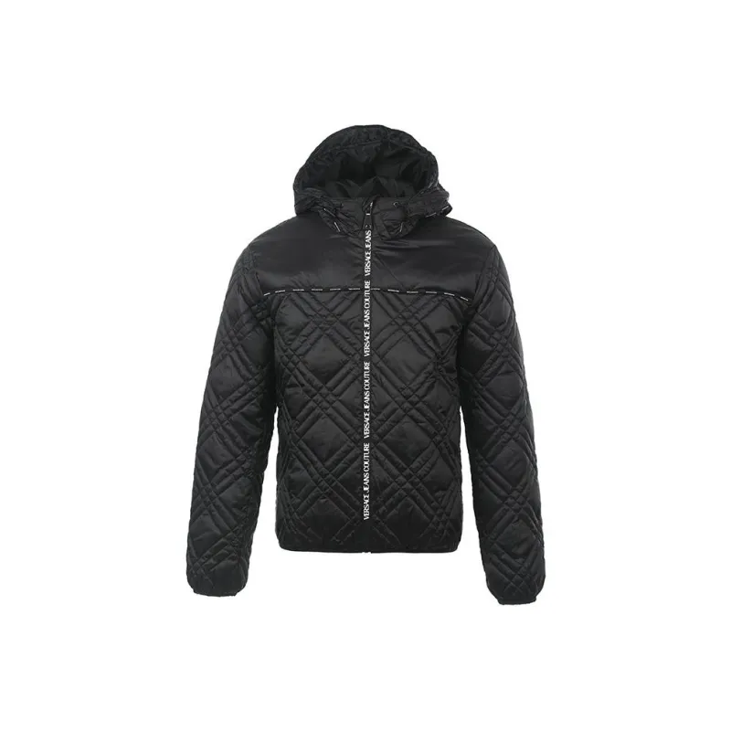 VERSACE JEANS COUTURE Logo strap Quilted Coat-0