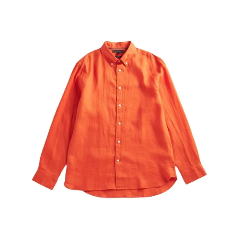 Tommy Hilfiger Shirt Men's Orange-0