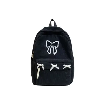 Alcohol Dragon Corduroy Backpack Women's Multicolor