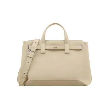 DIOR Cow Leather Handbag Men's Beige