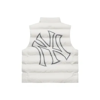 MLB Down Jacket Cropped Unisex White