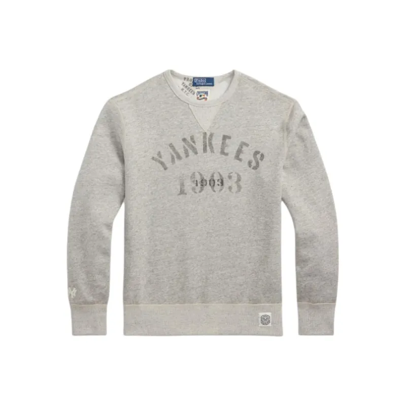 Polo Ralph Lauren x MLB Sweatshirt Men's Light Heather Gray-0