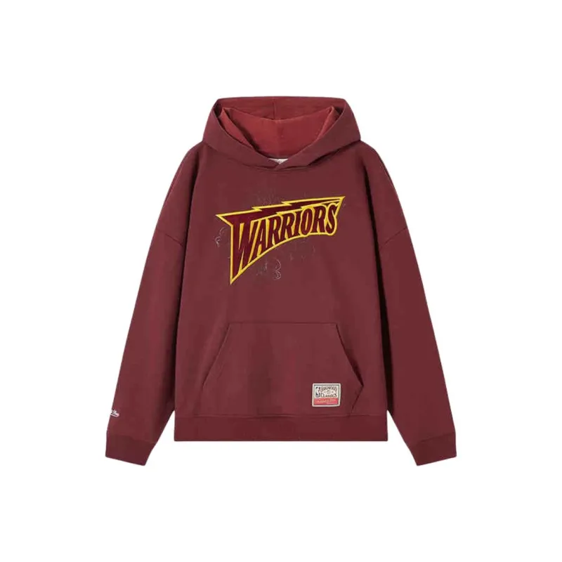 Mitchell & Ness x NBA Golden State Warriors SS25 Sweatshirt Men's Dark Red-0