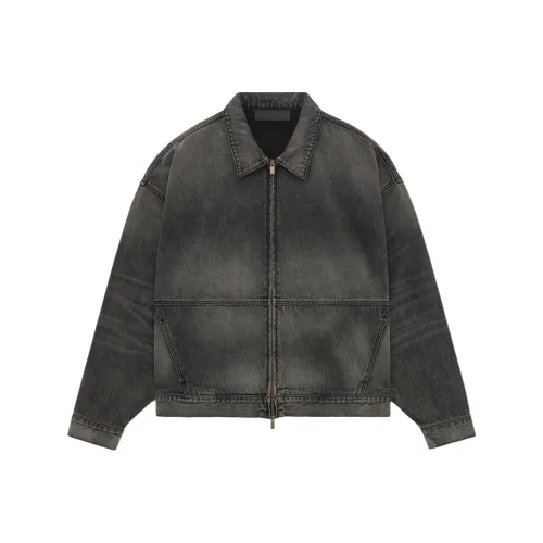 Fear Of God Essentials Military Nylon Hooded Jacket Jackets & Coats Mens Light Umber